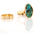 Ring Opal Gelbgold